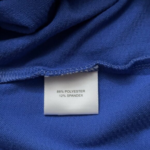 Peter Millar 1/4 Zip Pullover Mens XL Perth Engineered Stripe Performance Blue - Picture 5 of 6